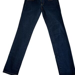 American Eagle Outfitters Dark Blue Straight Leg Jeans